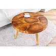 Konferenčný stôl Mosaik 44712 Ø60cm Drevo Teak