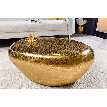 Konferenčný stôl Stone 44852 75x52cm Gold