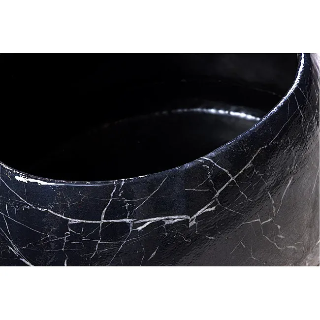 Konferenčný stôl Stone 44853 75x52cm Black marble look