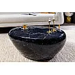 Konferenčný stôl Stone 44853 75x52cm Black marble look
