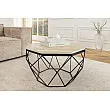 Konferenčný stôl Diamond 45205 Ø70cm Travertine