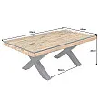 Konferenčný stôl Barracuda 45679 110x60cm Drevo Teak