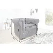 Kreslo 37389 Chesterfield Antik šedá