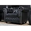 Kreslo 41448 Chesterfield Antique Čierna