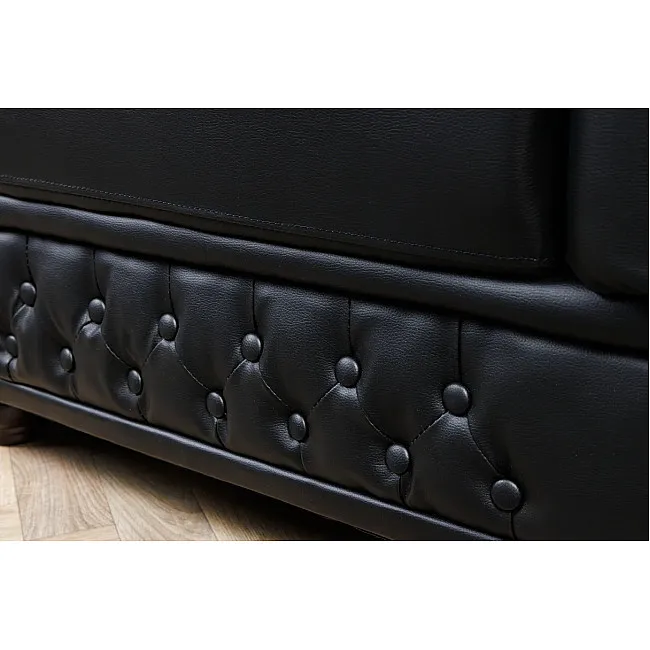 Kreslo 41448 Chesterfield Antique Čierna