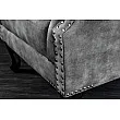 Kreslo 43520 Chesterfield Zamat šedá