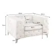 Kreslo 45985 Modern Barock Zamat Champagner