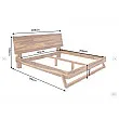 Posteľ 40710 Amazonas 180x200cm Masív drevo Palisander