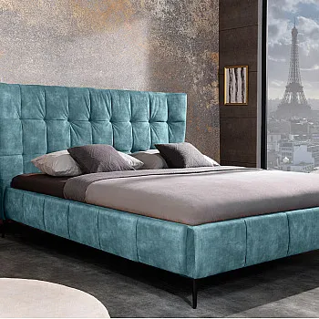 Posteľ 41428 180x200cm Boutique Zamat Petrol