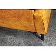 Posteľ 41667 180x200cm Boutique Zamat Žltá