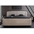 Posteľ 45332 Art Deco 180x200cm Bouclé Sivá + úložný prestor