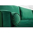Rohová sedacia súprava 40274 Cozy - Zamat Smaragdovozelená