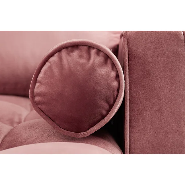 Rohová sedacia súprava 40276 Cozy - Zamat starorúžová