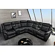 Rohová sedacia súprava Relax 47590 Hollywood - Čierna