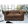 Sedacia súprava 17109 Chesterfield 2-sedenie Antik hnedá