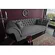 Sedacia súprava 40148 225cm Paris - Zamat striebornošedá