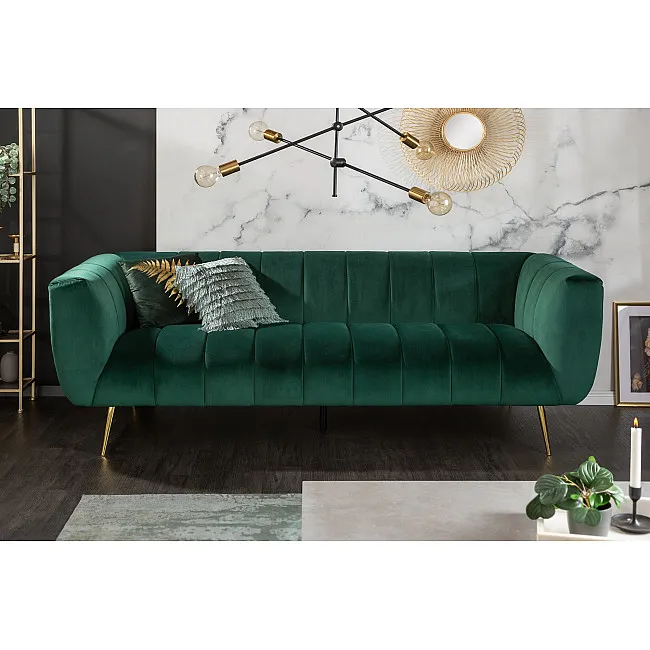 Sedacia súprava 40404 225cm Noblesse Zamat Smaragdovozelená