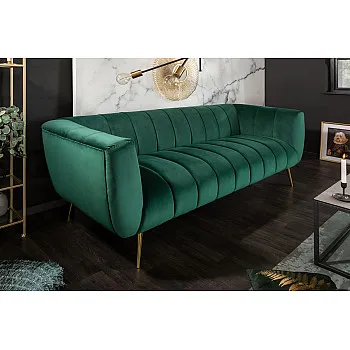 Sedacia súprava 40404 225cm Noblesse Zamat Smaragdovozelená