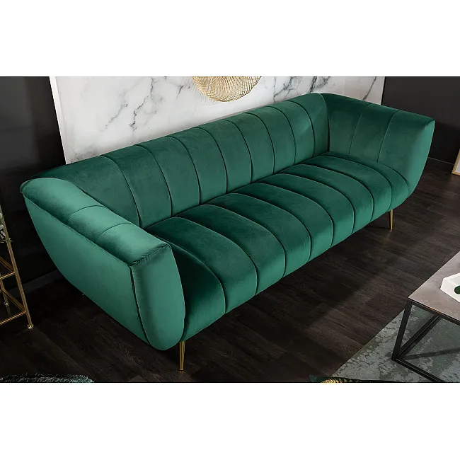 Sedacia súprava 40404 225cm Noblesse Zamat Smaragdovozelená