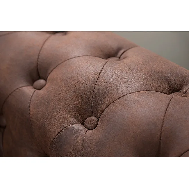 Sedacia súprava 40653 Chesterfield 2-sedenie Vintage Hnedá