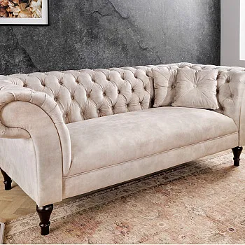 Sedacia súprava 42662 225cm Paris - Zamat Champagner