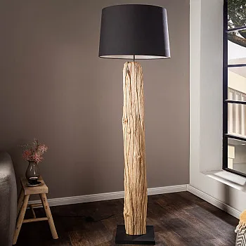 Stojaca lampa 17321 Ø55cm drevo