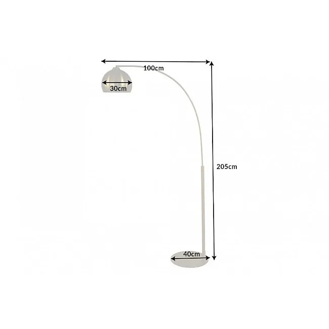 Stojaca lampa 40771 Big Bow 205cm Zlatá