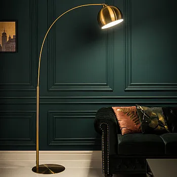Stojaca lampa 40771 Big Bow 205cm Zlatá