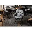 Stolička 39301 Lounger Šedá/Antracit - otočná