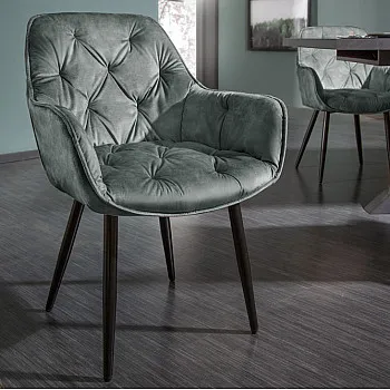 Stolička 41180 Milano Zamat Šedozelená