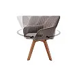 Stolička 41314 Livorno Mikrofaser Vintage Taupe