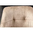 Stolička 42391 Loft Zamat Champagner
