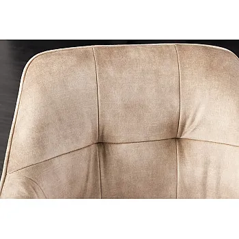 Stolička 42391 Loft Zamat Champagner