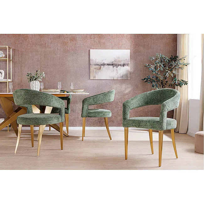 Stolička 45924 Boutique látka Zelená