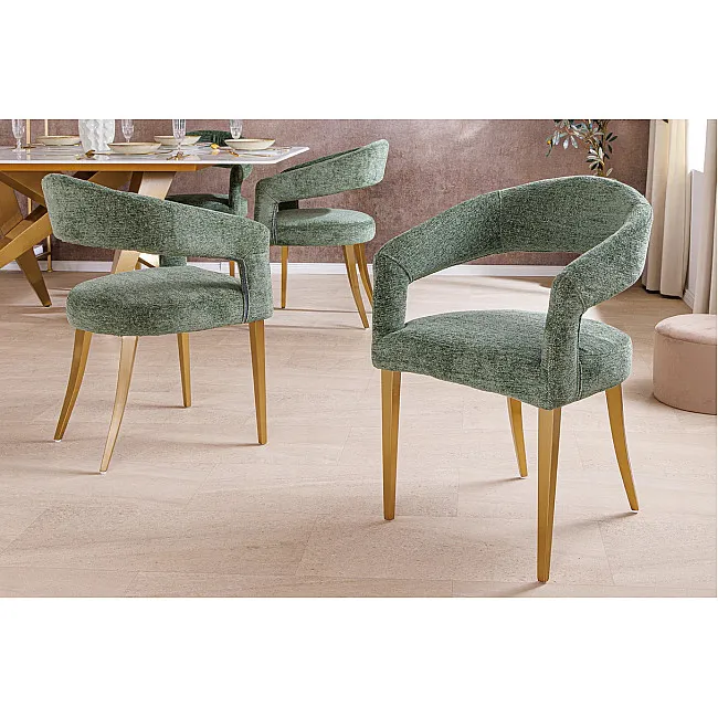 Stolička 45924 Boutique látka Zelená