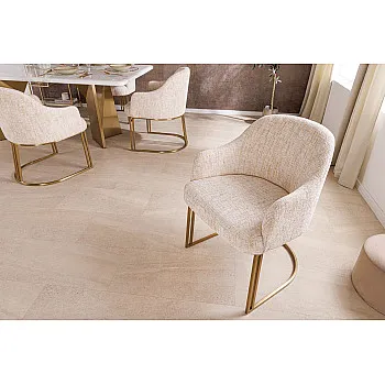 Stolička 45927 Art Living Látka Chenille Béžová 