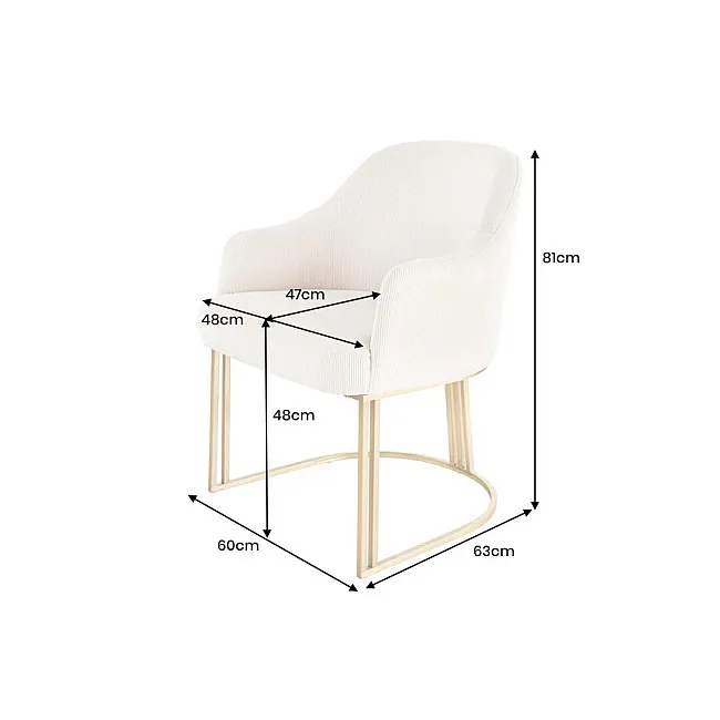 Stolička 46201 Art Living Látka Béžová