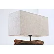 Stolová lampa 19477 Masív drevo/Bežová