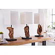Stolová lampa 19478 Masív drevo Bežová