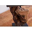 Stolová lampa 19479 Masív drevo Hnedá