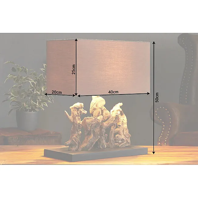 Stolová lampa 20694 Masív drevo