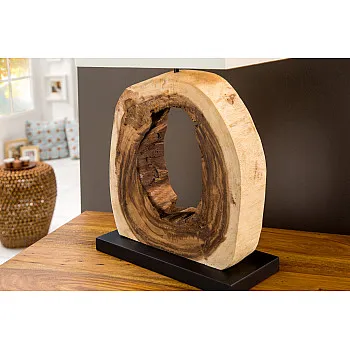 Stolová lampa 36972 Circle teakové drevo