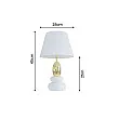 Stolová lampa 70018 Zen Biela Zlatá
