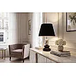 Stolová lampa 70019 Zen Čierná Strieborná