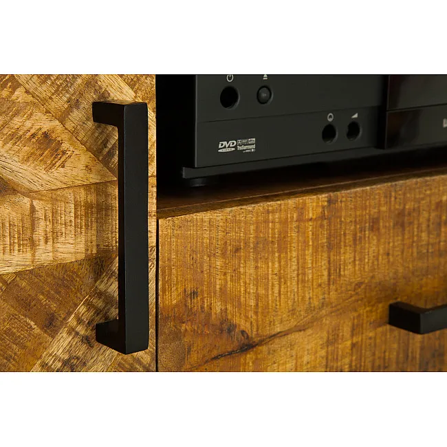 TV-skrinka 39240 160cm Drevo Mango Prírodná