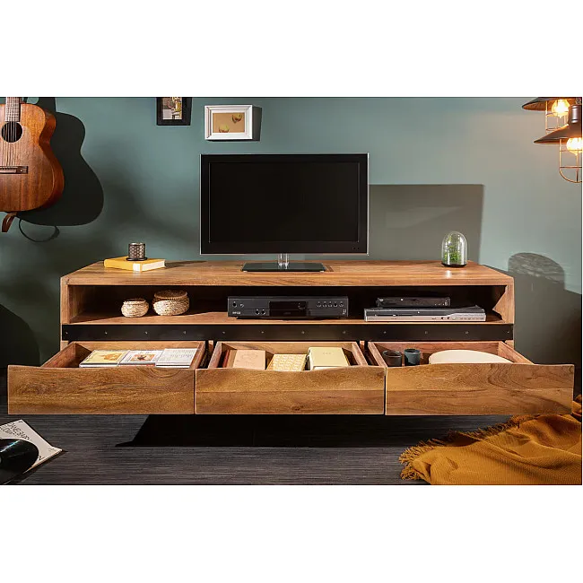 TV-skrinka Mammut 39365 160cm Drevo Acacia Honey