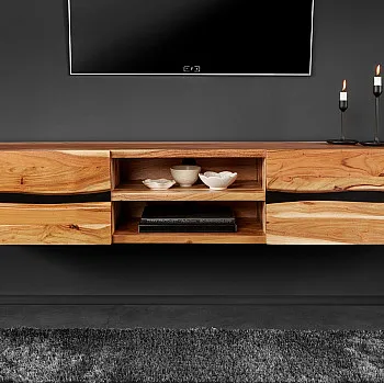 TV-skrinka 43706 Amazonas 160cm Drevo Acacia