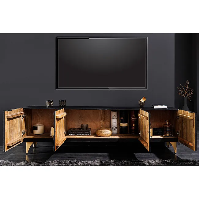 TV-skrinka 44303 Bailey 180cm Drevo Mango