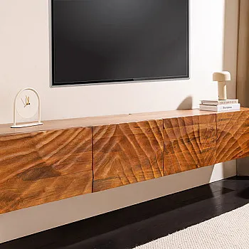 TV-skrinka 46646 Scorpion 200cm Drevo Mango