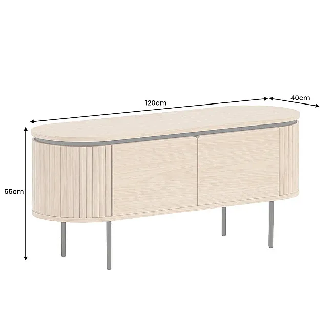 TV-skrinka 47449 Atelier 120cm Natural Dub Dyha